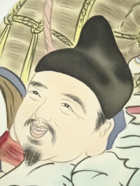 骨董 美術品 絹本 道具 ] - 道具 森栖鶴筆 七福神 肉筆絹本掛軸（共箱） | ネット